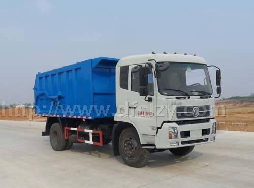 東風(fēng)天錦國(guó)五壓縮式對(duì)接垃圾車圖片