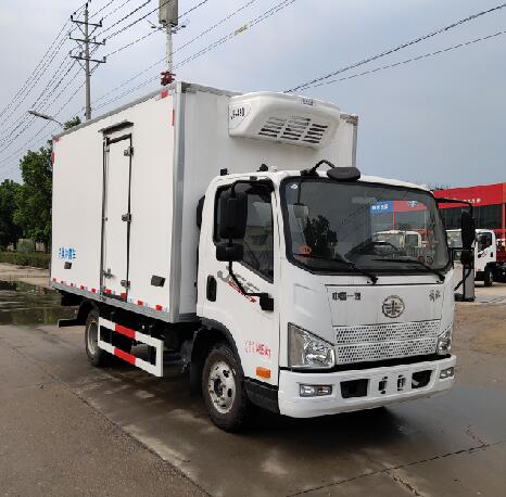 解放虎VH國六藍牌冷藏車圖片